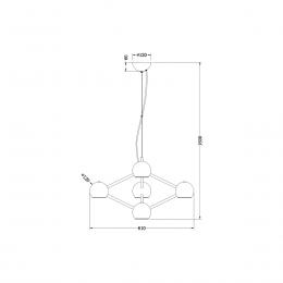 Подвесная люстра Vele Luce Azore VL5173P06  - 4 купить